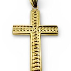 Dije grande de cruz 10k