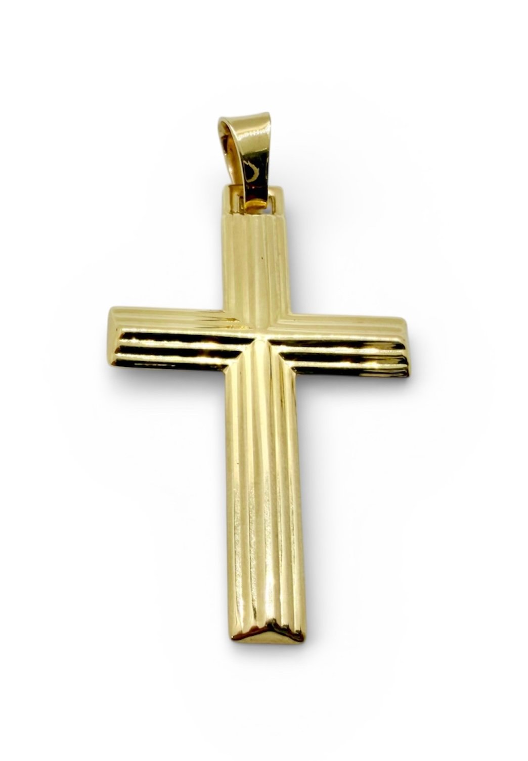 Dije de cruz mediano 14k