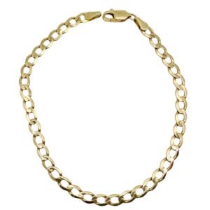 Brazalete cubano 10k sólido