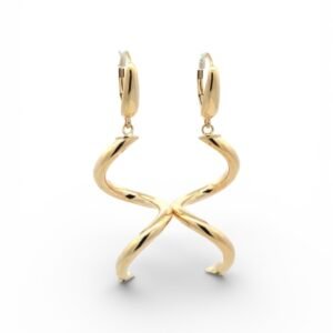 Aretes colgantes 10k