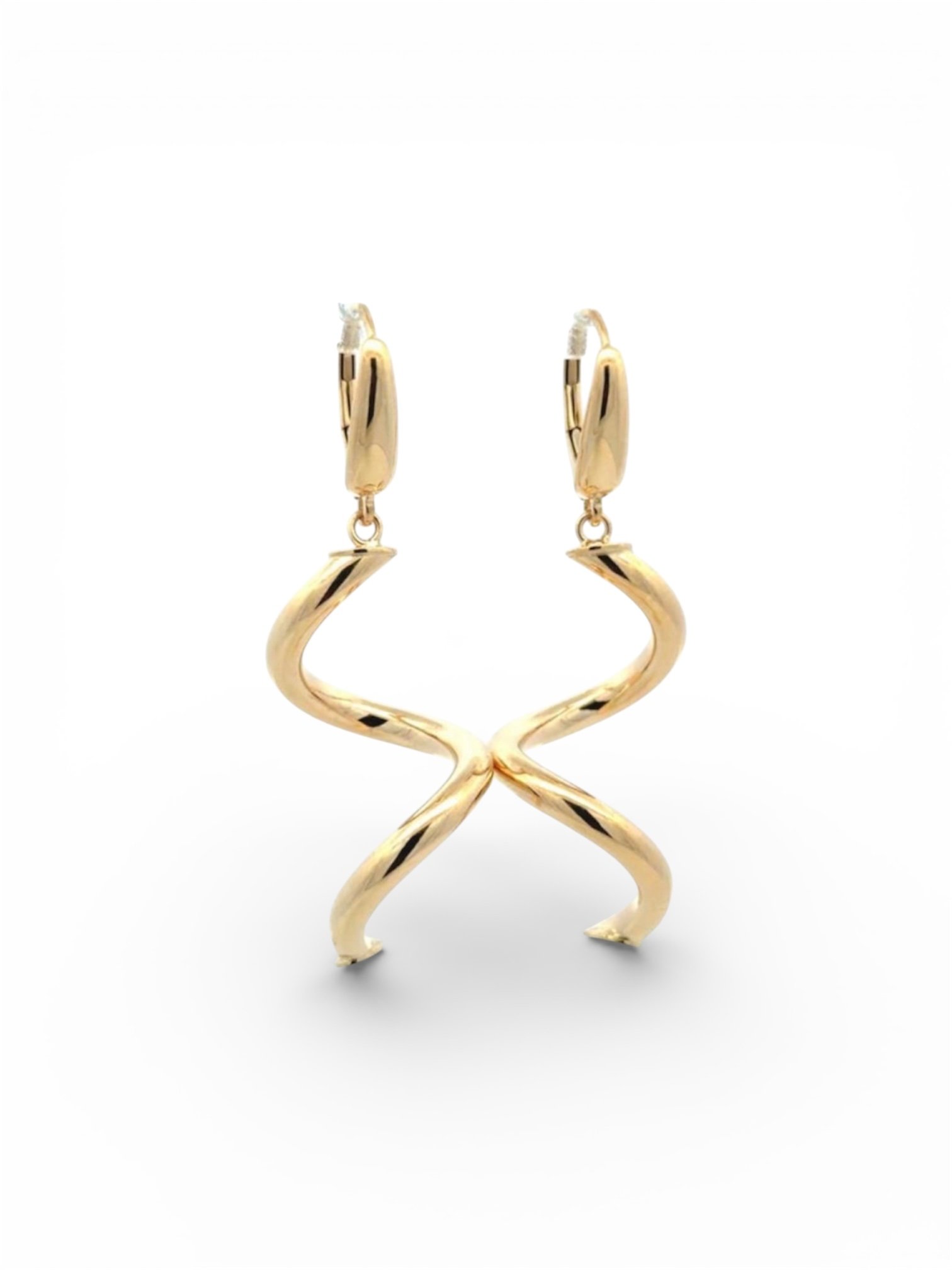 Aretes colgantes 10k