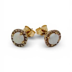 Aretes 14k madre perla