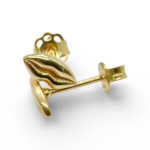 Aretes 10k de labios