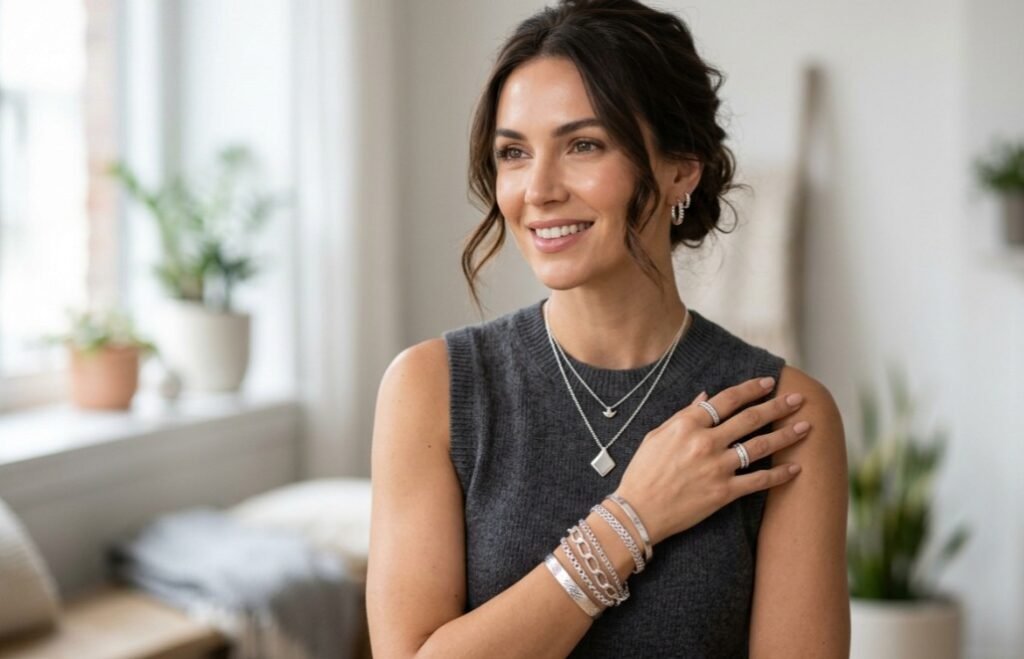 Cadenas cubanas de plata de ley 925 brillante de alta calidad en Crea7 Jewelry, Kendall Miami. Joyería de plata resistente al tiempo