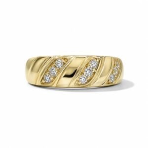 Anillo 14k de Matrimonio de Hombre 10