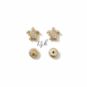 Aretes de bebes 14k 6