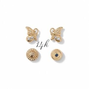 Aretes de bebes 14k 3