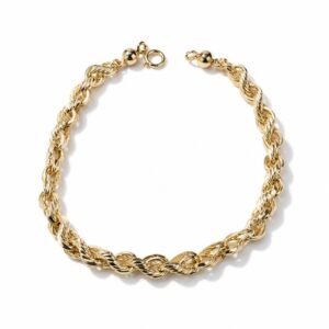 Brazalete trenzado 10k