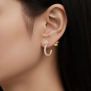 Aretes para damas 14k 1