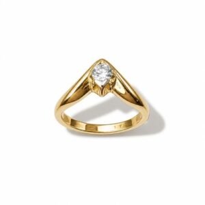 Anillo de compromiso 14k