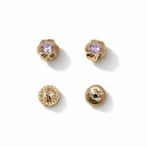 Aretes de bebes 14k 9