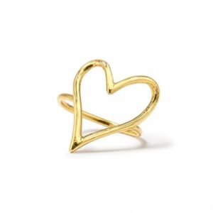 Anillo de Oro 10k Corazón Minimalista