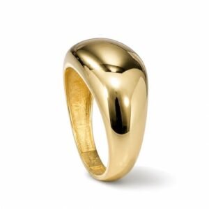 Anillo de Oro 14k Domo Pulido